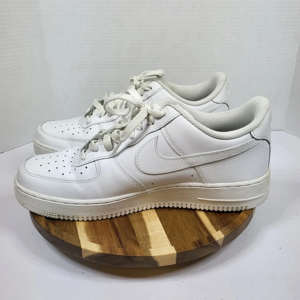Nike Air Force 1 07 Mens Size 12 White Good DD8959-100 Triple‎ White Low Top